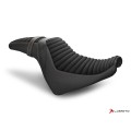 LUIMOTO (Classic) Rider Seat Covers for the HARLEY DAVIDSON Fat Bob (2018+)